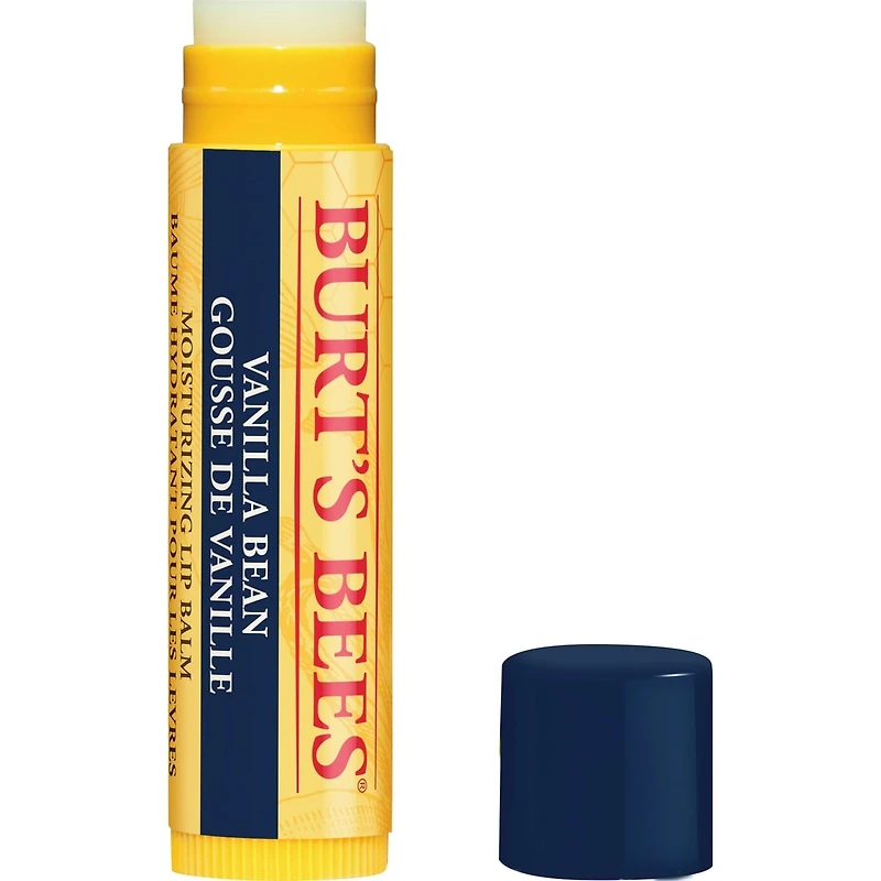 Burt's Bees 100% Natural Origin Moisturizing Lip Balm for Dry Chapped Lips, Get Soft and Hydrated Lips - Pack of 2 - Vanilla Bean