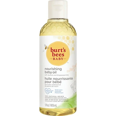 Nourishing Baby Oil, 100% Natural Origin Baby Skin Care, Paraben Free, Pediatrician Tested