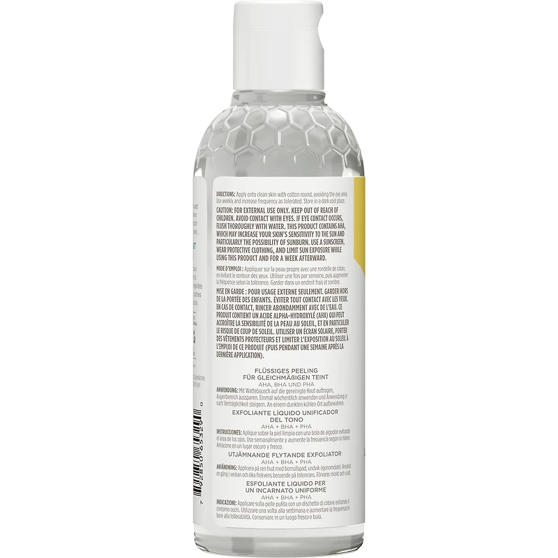 L’exfoliant liquide uniformiseur de teint de la gamme «clair et équilibré» de Burt’s Bees®