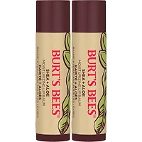 100% Natural Origin Moisturizing Lip Balm, Shea and Aloe, 2 Tubes