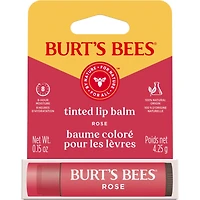 Burt's Bees 100% Natural Origin Moisturizing Tinted Lip Balm, Rose with Shea Butter