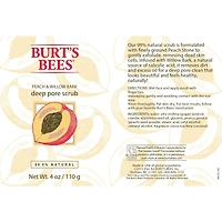 Peach and Willowbark Deep Pore Scrub