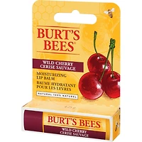 Baume hydratant pour les lèvres d’origine naturelle à 100 % à la cerise sauvage de Burt’s Bees, 1 tube