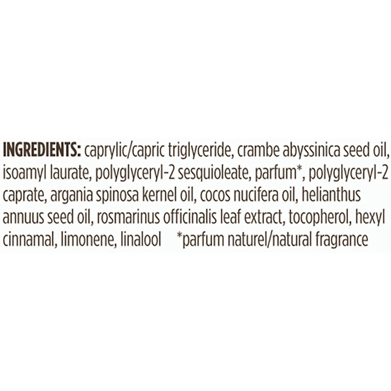 Huile nettoyante pour le visage avec huiles de noix de coco et d’argan