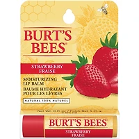 Baume hydratant pour les lèvres d’origine naturelle à 100 % à la fraise de Burt’s Bees, 1 tube