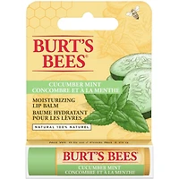 Baume hydratant pour les lèvres d’origine naturelle à 100 % au concombre et à la menthe de Burt’s Bees, 1 tube