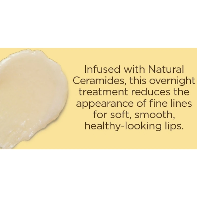 Soin intensif de nuit ultra-revitalisant pour les lèvres d’origine naturelle à 100 % de Burt’s Bees
