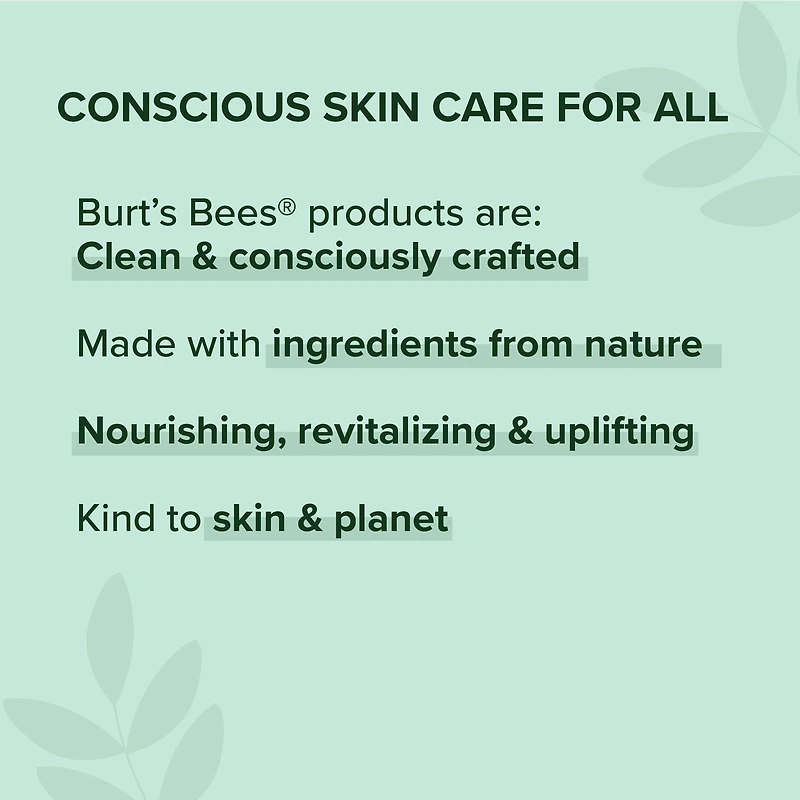 Crème douce pour les yeux, Solutions pour peaux sensibles» de Burt’s Bees® avec aloès et lait de riz