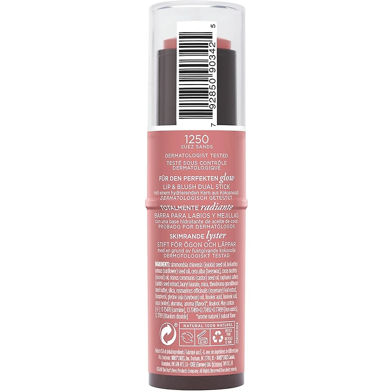 100% Natural All Aglow Lip & Cheek Stick