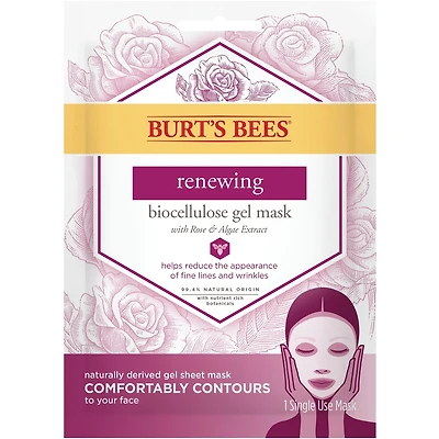 Masque régénérant en gel de biocellulose pour le visage