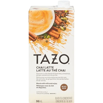 Black Tea Concentrate Chai Latte