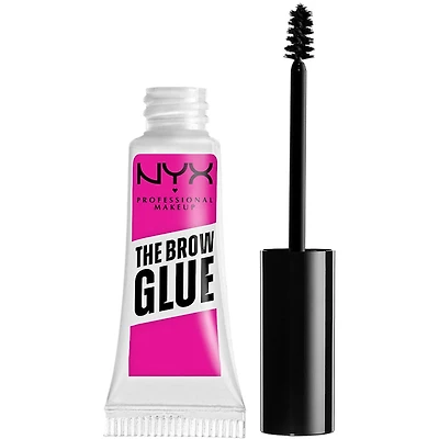 NYX Professional Makeup, Brow Glue, Glue fixatrice pour sourcils, Transparent, Tenue extrême 16 heures
