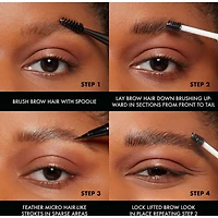 NYX Professional Makeup, Brow Glue, Glue fixatrice pour sourcils, Transparent, Tenue extrême 16 heures