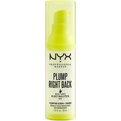Base + sérum Plump Right Back, Formule sérum hydratante et adhérante, Effet lisse immédiat, Fini repulpé, Formule végane