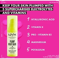 Plump Right Back Primer + Serum, Hydrating Vegan Formula, Smooths & Plumps Skin