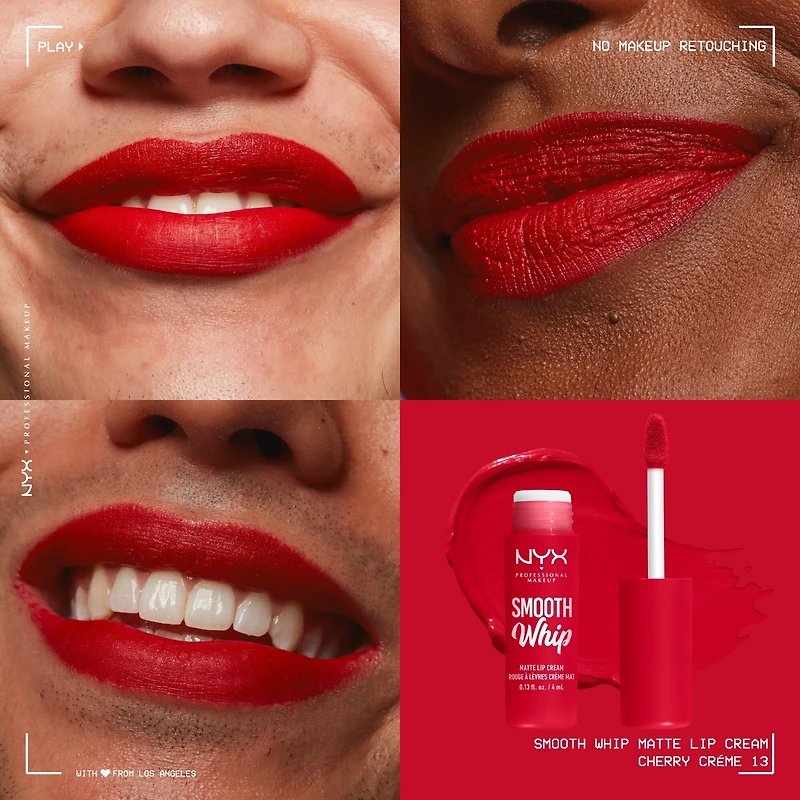 Smooth Whip, Matte Lip Cream, Shea + cocoa butter, Vegan Formula