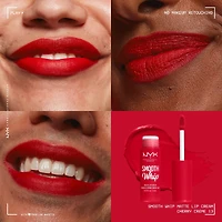 Smooth Whip, Matte Lip Cream, Shea + cocoa butter, Vegan Formula