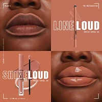 Line Loud, Waterproof Lip Pencil, Infused with Vitamin E, Vegan Formula