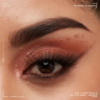 Zero To Brow Longwear gel, Dual-ended Liquid Eyebrow Vegan Formula
