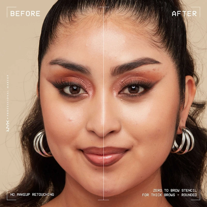 Zero To Brow Longwear gel, Dual-ended Liquid Eyebrow Vegan Formula