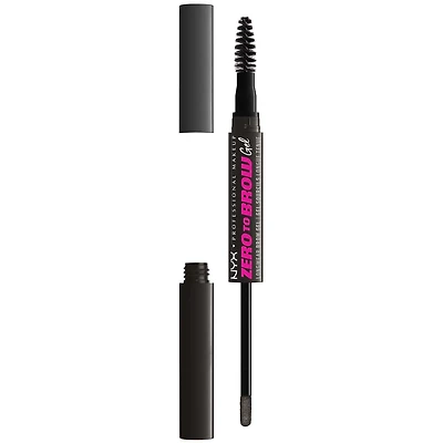 Zero To Brow Longwear gel, Dual-ended Liquid Eyebrow Vegan Formula