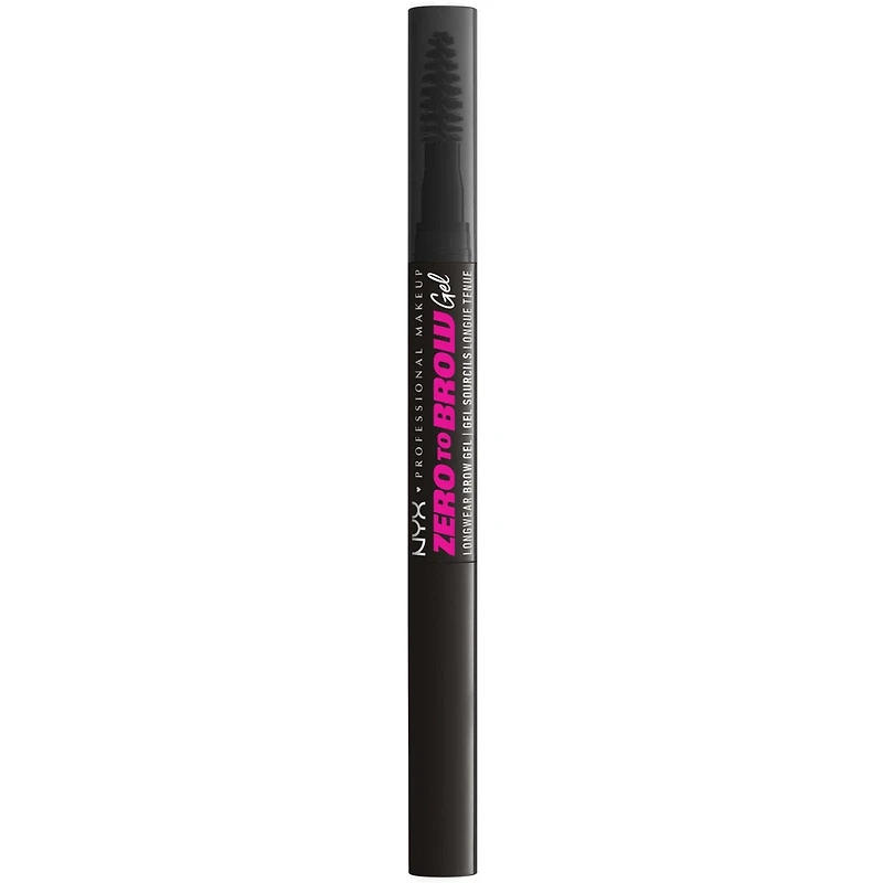 Zero To Brow Longwear gel, Dual-ended Liquid Eyebrow Vegan Formula
