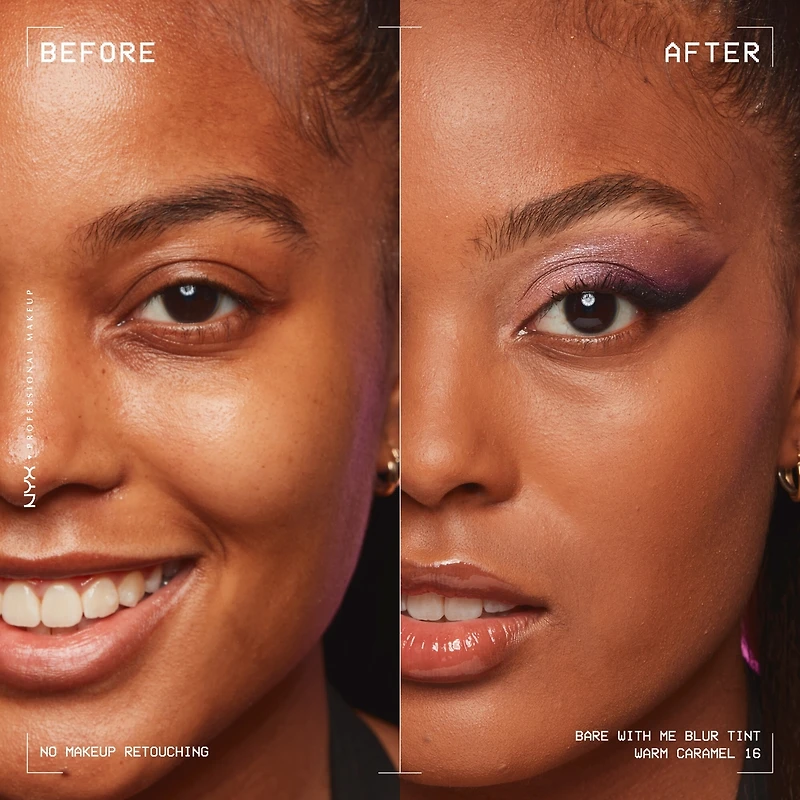 Bare With Me, Tint Foundation, Medium Buildable Coverage, 12h Hydration, Lightweight Matte Finish