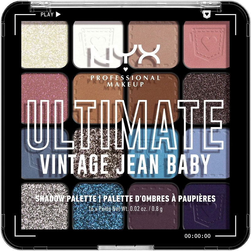 Ultimate Shadow Palette, 16-Shade Eyeshadow Vegan Formula