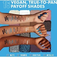 Ultimate Shadow Palette, 16-Shade Eyeshadow Vegan Formula