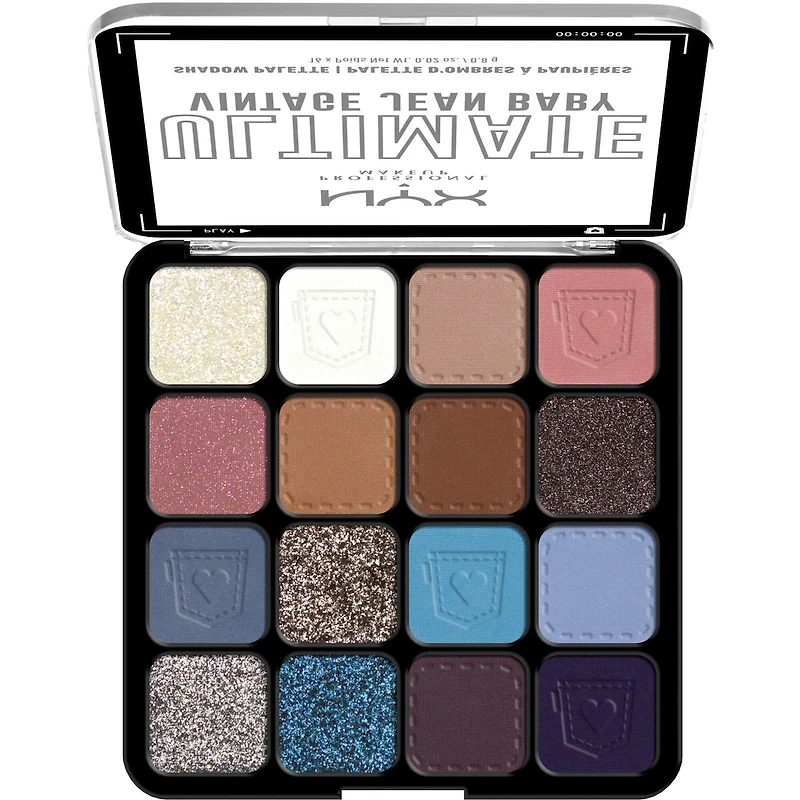 Ultimate Shadow Palette, 16-Shade Eyeshadow Vegan Formula