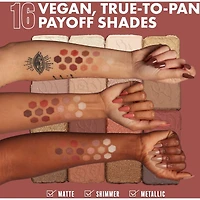 Ultimate Shadow Palette, 16-Shade Eyeshadow Vegan Formula