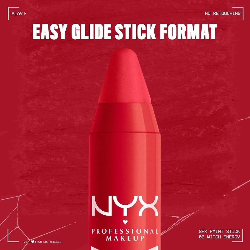 SFX Face & Body Paint Sticks, Halloween Limited Edition, Creamy formula, Matte Finish