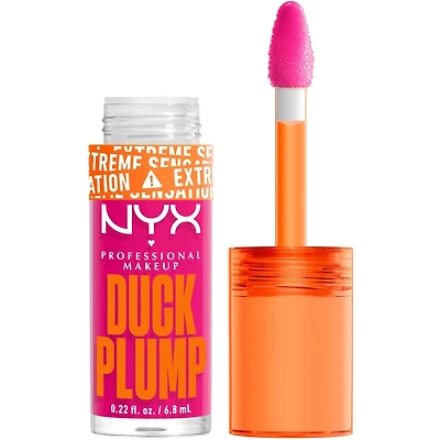 Duck Plump, Plumping lip gloss, High pigment color, Vegan formula