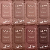 Buttermelt Bronzer, Powder 12 HR Wear, Fade Resistant & Transfer Resistant, Infused with Shea Butter