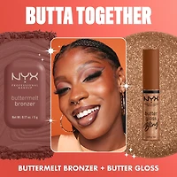 brillant à lèvres scintillant Butter Gloss, non collant, brillance intense, universel