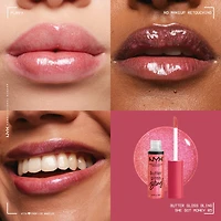 Butter Gloss Bling Lip Gloss, Non- Sticky High Shine, Universally Flattering