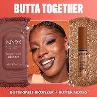 Butter Gloss Bling Lip Gloss, Non- Sticky High Shine, Universally Flattering