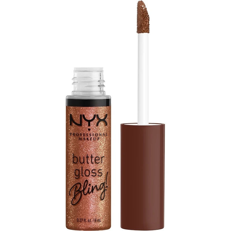 Butter Gloss Bling Lip Gloss, Non- Sticky High Shine, Universally Flattering
