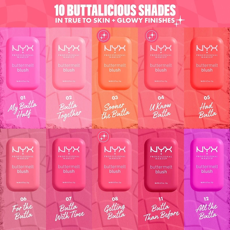 Buttermelt Blush, Buttery Soft Powder Up to 12 H Wear, Fade & Transfer Resistant