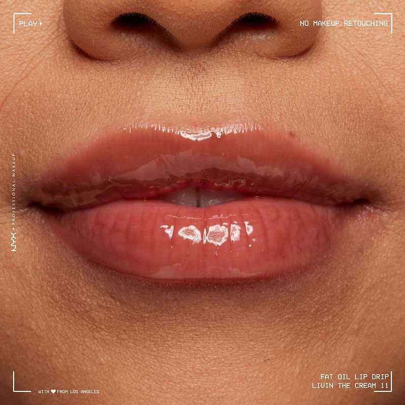 Fat Oil Lip Drip, Gloss, 12 HR Hydration, Non-sticky, High Shine Finish, Comfortable wear, Vegan Formula