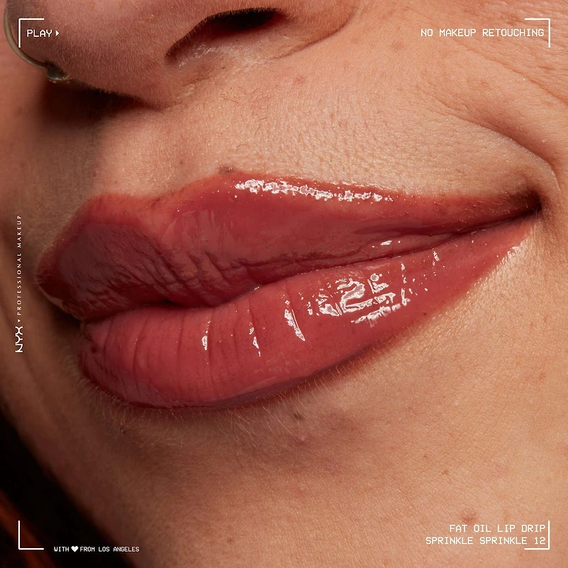 Fat Oil Lip Drip, Gloss, 12 HR Hydration, Non-sticky, High Shine Finish, Comfortable wear, Vegan Formula