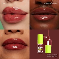 Fat Oil Lip Drip, Gloss, 12 HR Hydration, Non-sticky, High Shine Finish, Comfortable wear, Vegan Formula