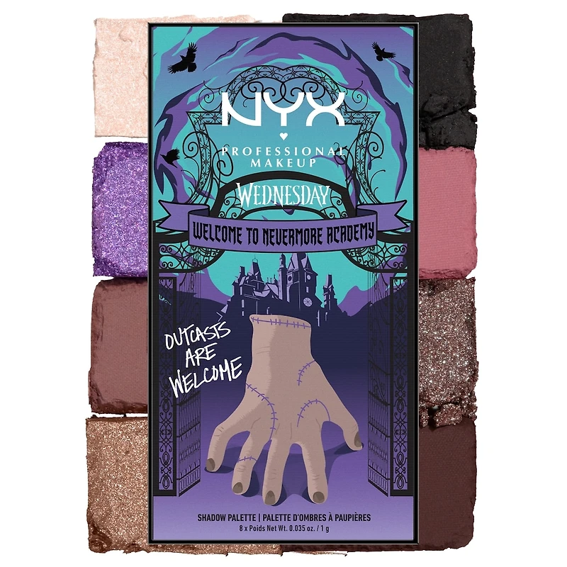 The Nevermore Academy Eyeshadow Palette