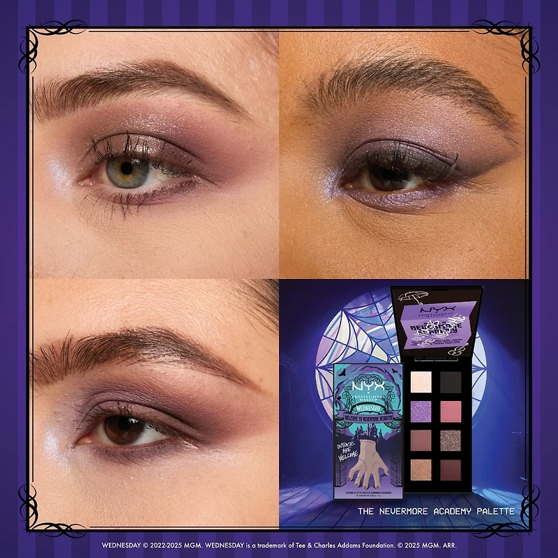 The Nevermore Academy Eyeshadow Palette