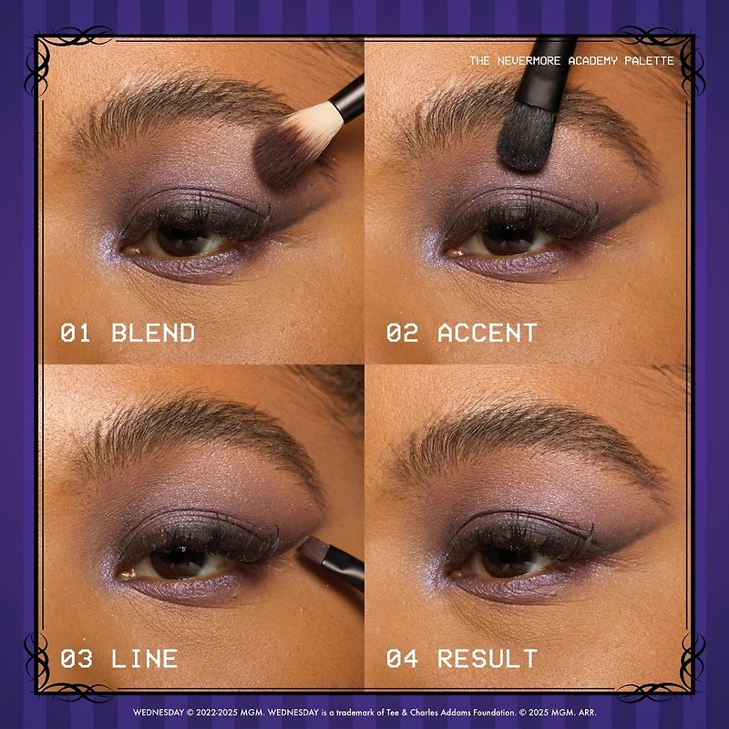 The Nevermore Academy Eyeshadow Palette