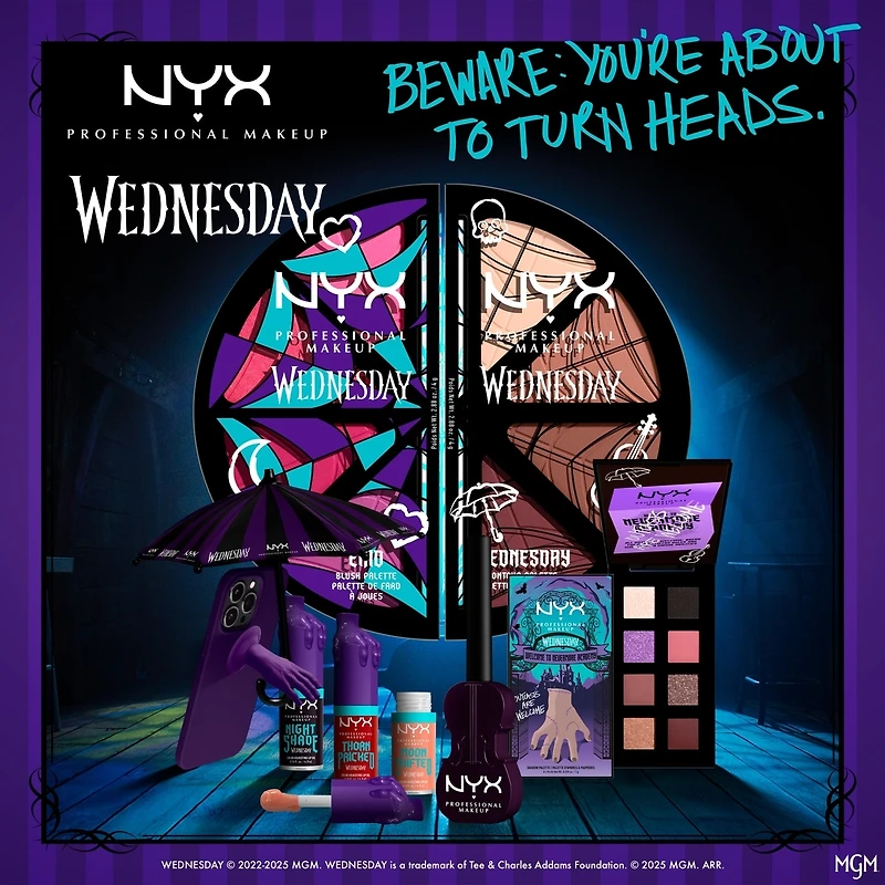 Wednesday Stained Glass Contour Palette