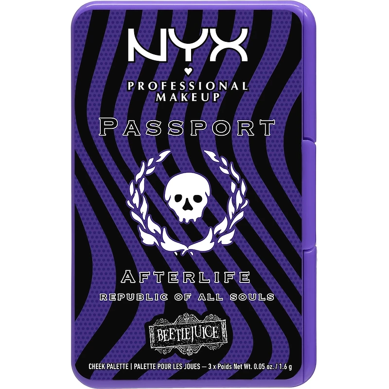 Beetlejuice Afterlife Passport Cheek Palette
