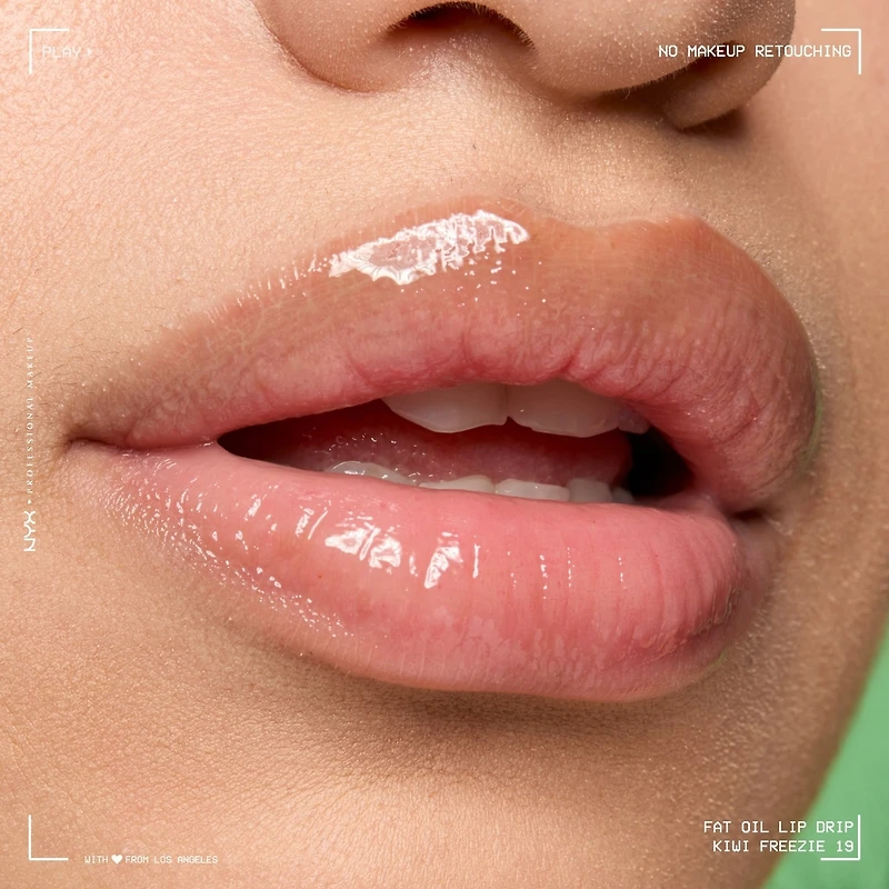 Fat Oil Lip Drip, Gloss, 12 HR Hydration, Non-sticky, High Shine Finish, Comfortable wear, Vegan Formula