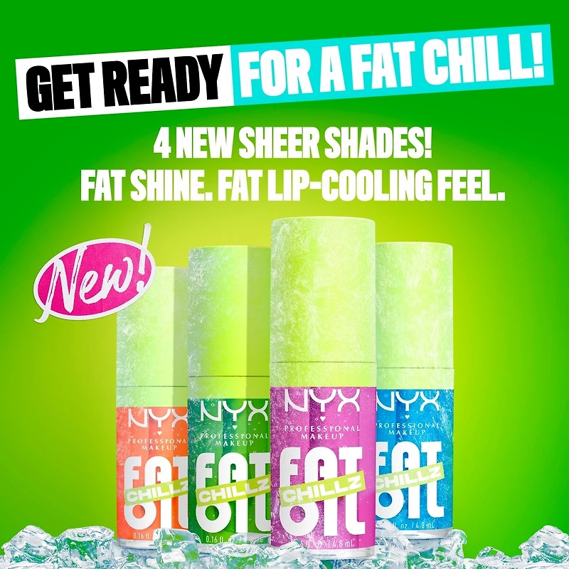 Fat Oil Lip Drip, Gloss, 12 HR Hydration, Non-sticky, High Shine Finish, Comfortable wear, Vegan Formula