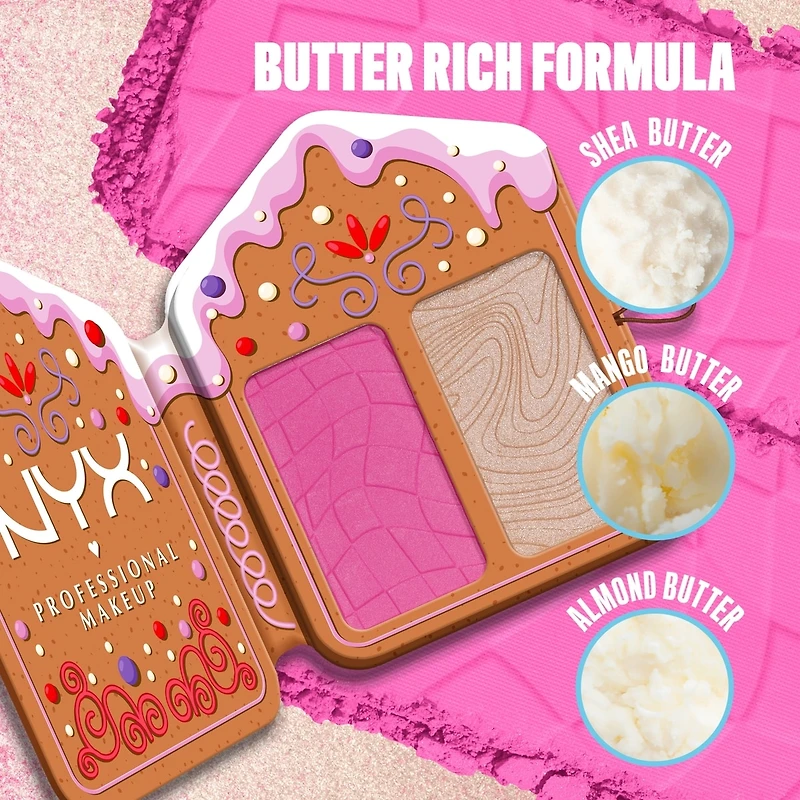 Buttermelt Face Palette Blush Highlighter Duo